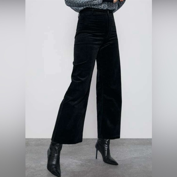 Zara Pants - Zara Marine Straight Corduroy Pants 🖤 black